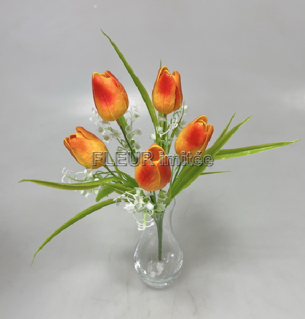 Tulipán x5 latex s konval. 30cm 48/288