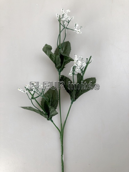 Stonek růže x3 s gyps.  53cm 12/144