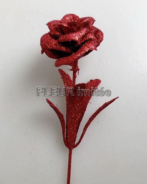 Růže ván. S list.28cm 24/480