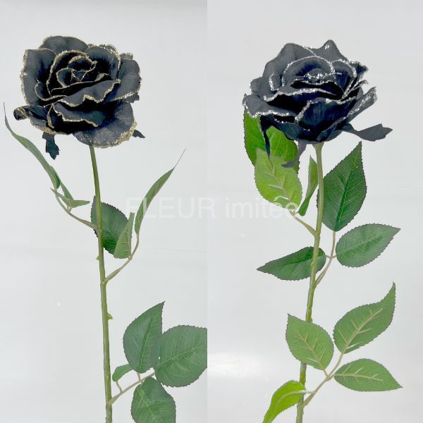 Růže ván.černá x1 60cm 12/144