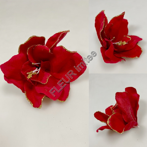 Květ amarylis 12cm  velvet  12/144