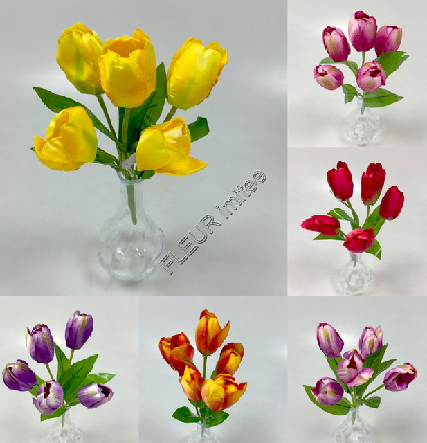 Tulipán x5 31cm list latex 48/288