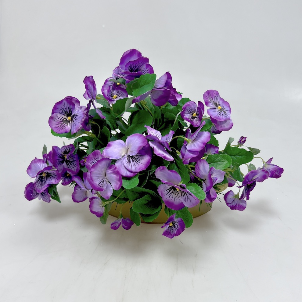 Maceška v lodičce 35x43cm