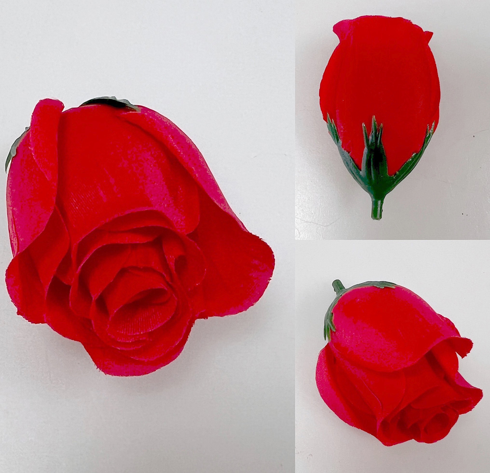 Květ růže 6cm 12/14