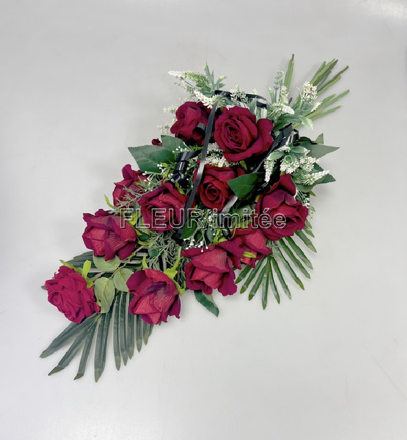 Kytice růže x12 velvet 53cm 48/480