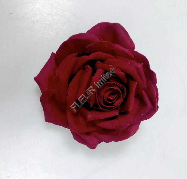 Květ růže velvet 15cm 72/360