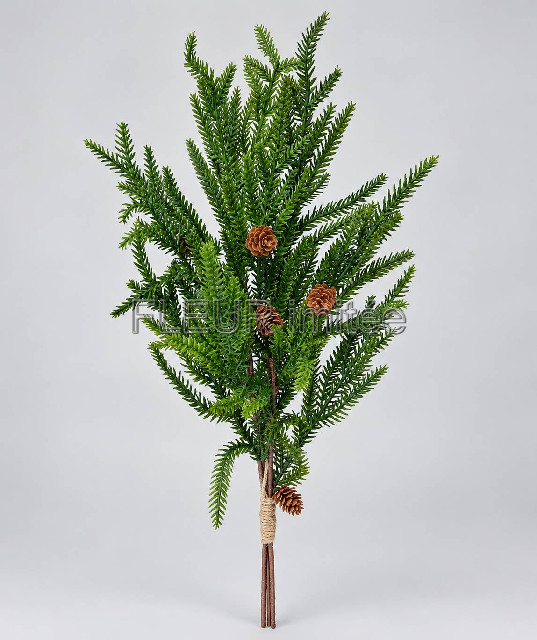 Chvojí větev se šiškami 64cm 12/144