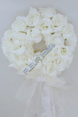 Věnec růže svatební pr.40cm