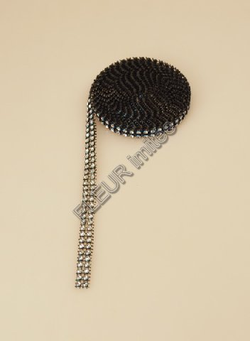 Štras stuha 1cm x 3m  3b.