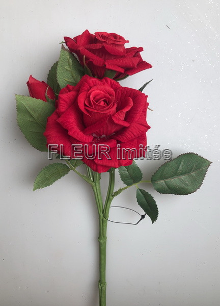 Růže x2 33cm velvet  24/336