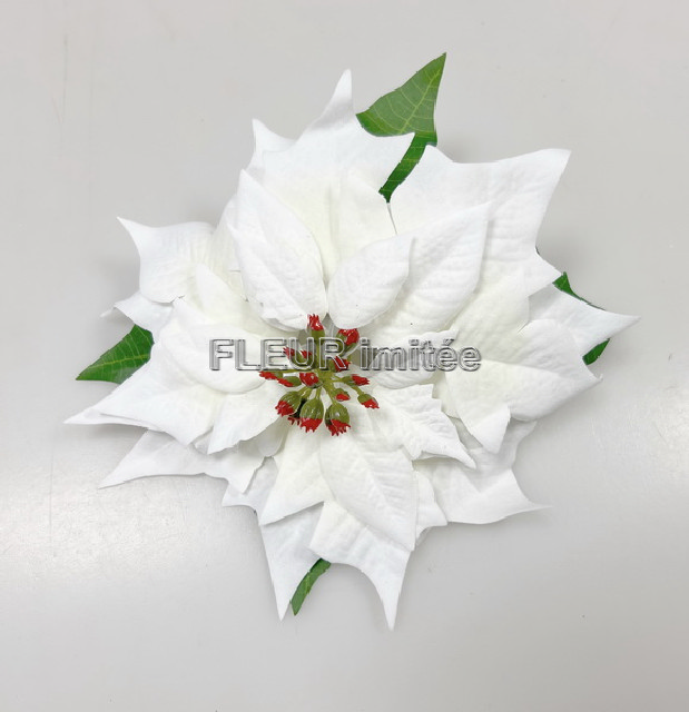 Květ poinsettia 18cm 6/120