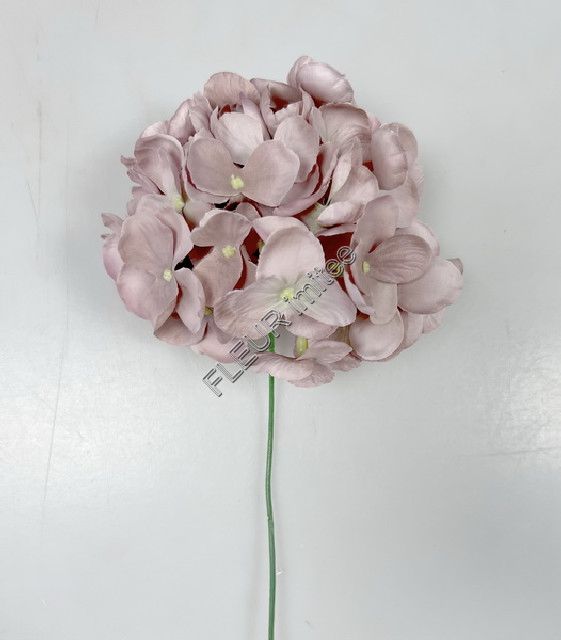 Květ hortenzie vč.drátku 12cm 36/432