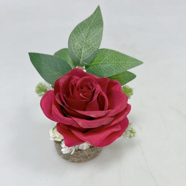Růže na stojánku  11cm